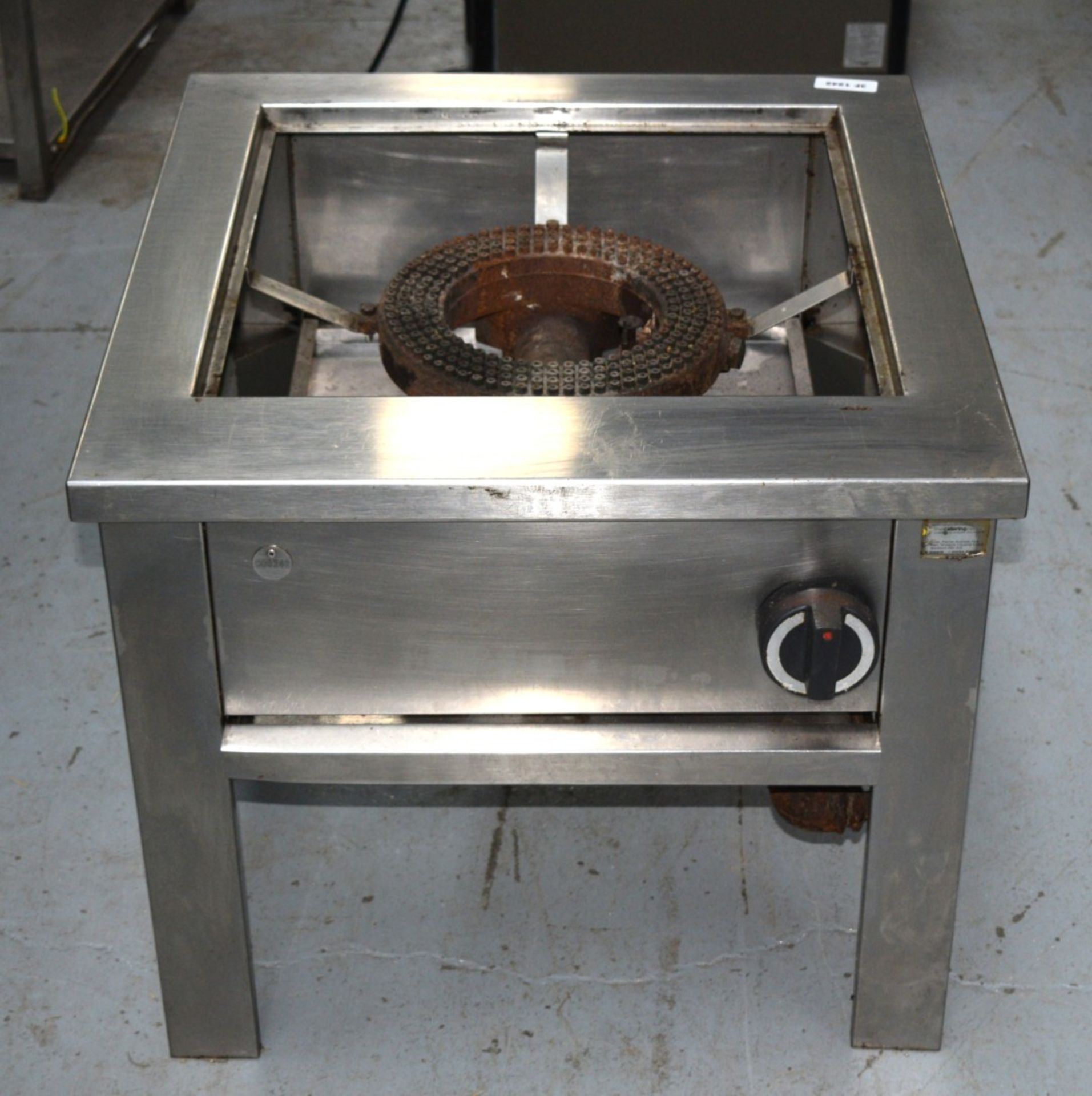 1 x Olis Stock Pot Gas Burner - Model FDGV-50-CE - RRP £2,700 - Dimensions: H50 x W59 x D63 cms