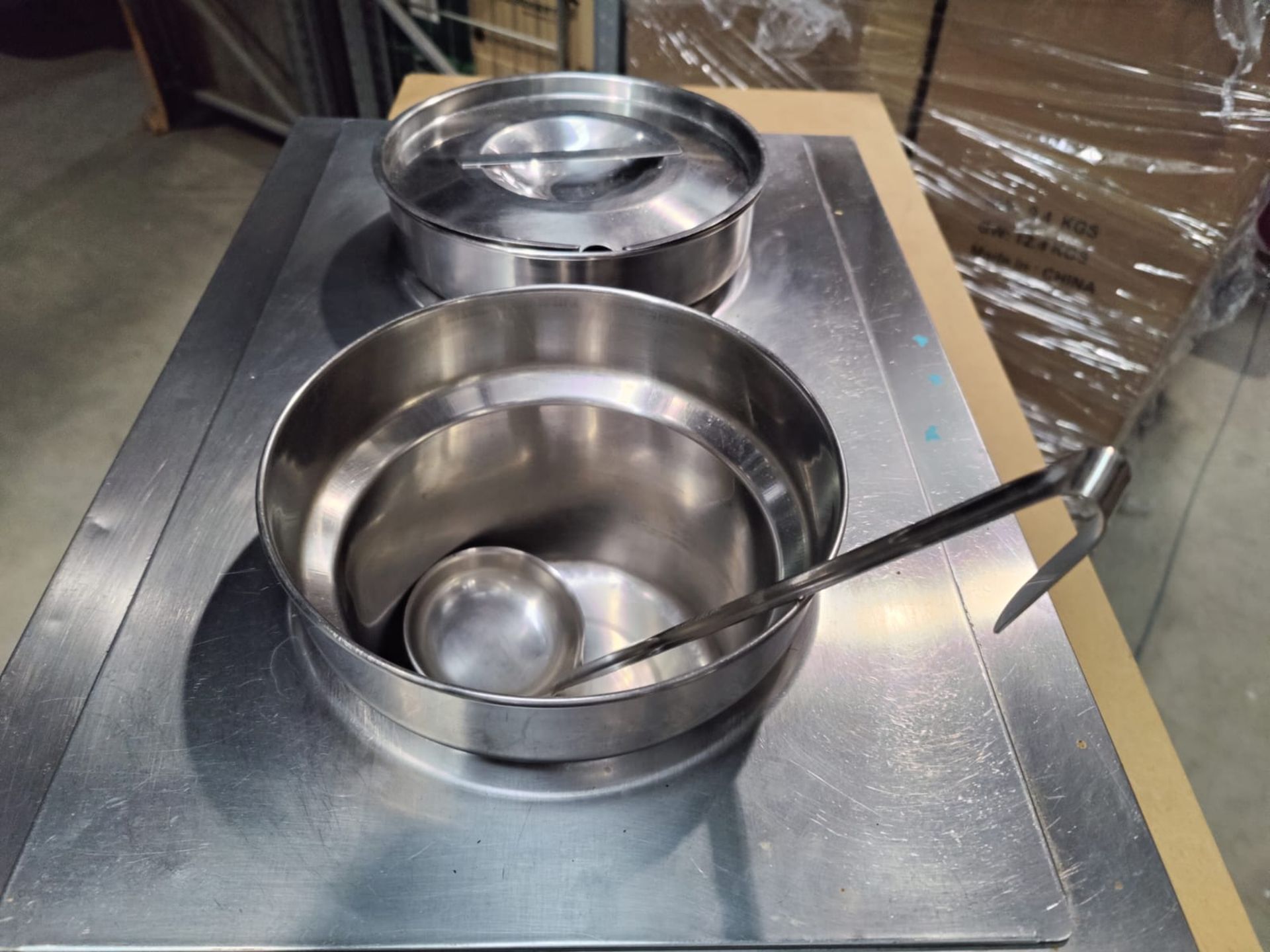 1 x Lincat LRB2 Twin Pot Baine Marie - 240v - Stainless Steel Construction - Dimensions: H24 x W56 - Image 5 of 7