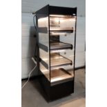 1 x NUTTALL Flexserve Zone 600 4 Tier Square Heated Food To Go CabinetK318 E2A1