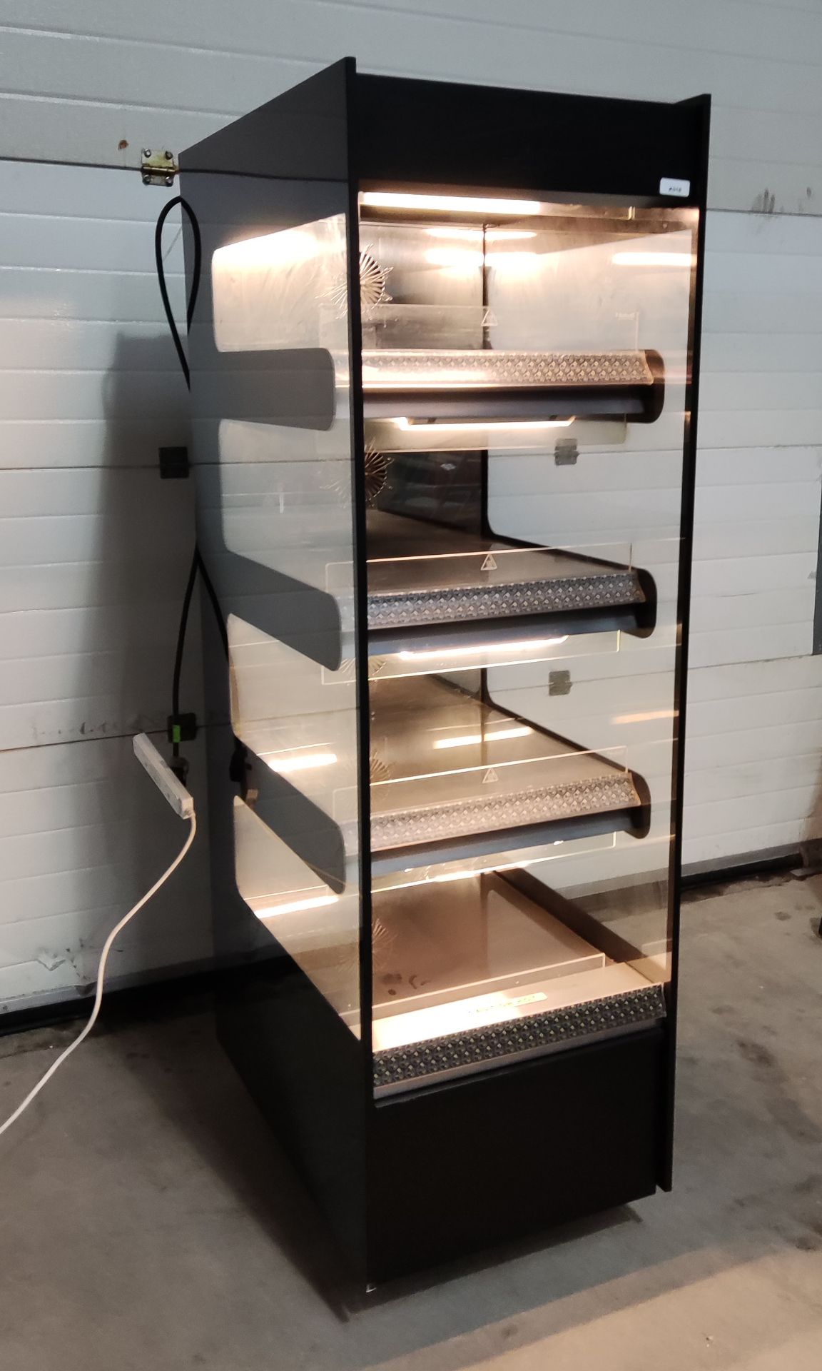 1 x NUTTALL Flexserve Zone 600 4 Tier Square Heated Food To Go CabinetK318 E2A1