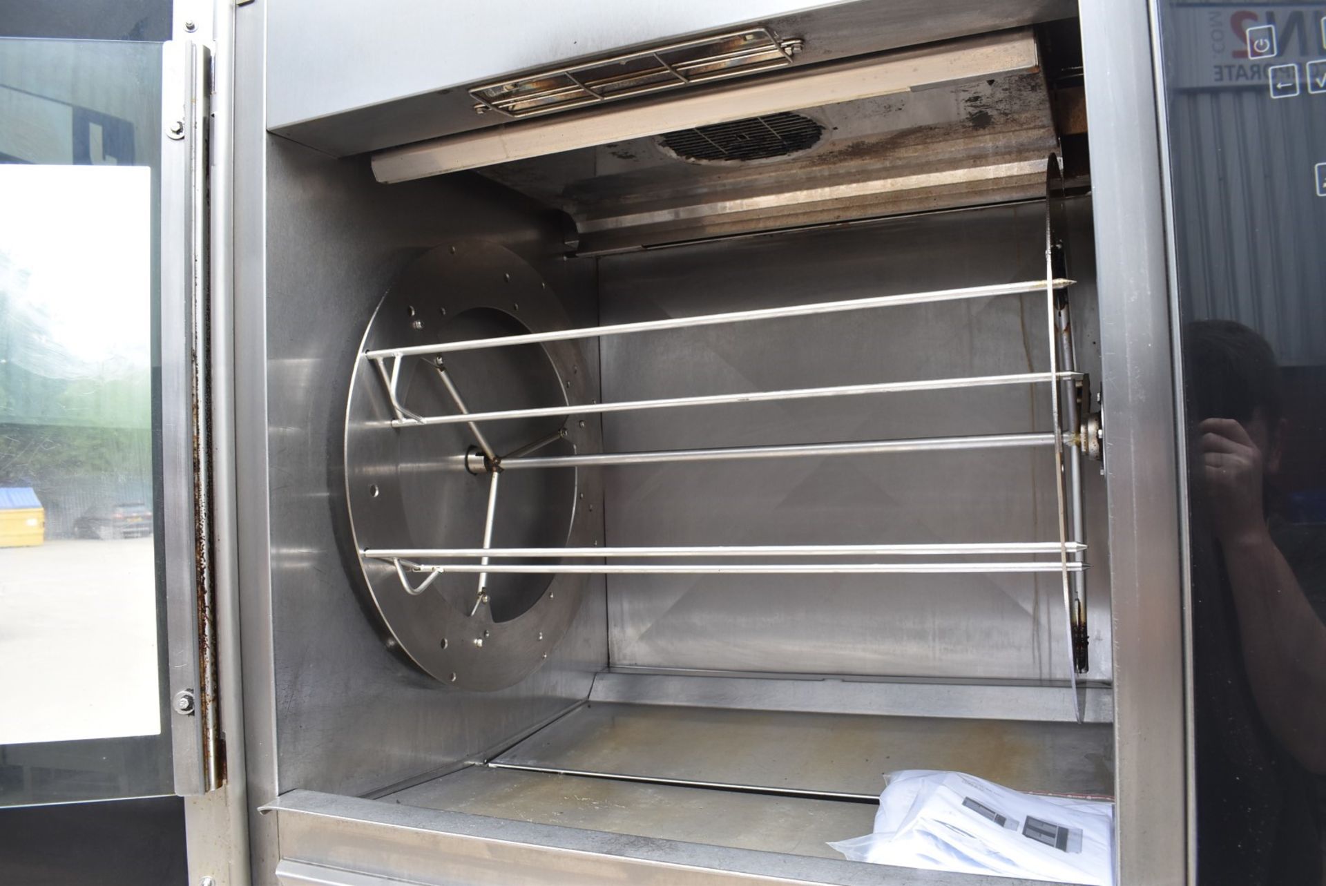 1 x Frijado Chicken Rotisserie Programmable Oven With Stand - 3 Phase Electric Power - Model: TDR 8P - Image 15 of 20