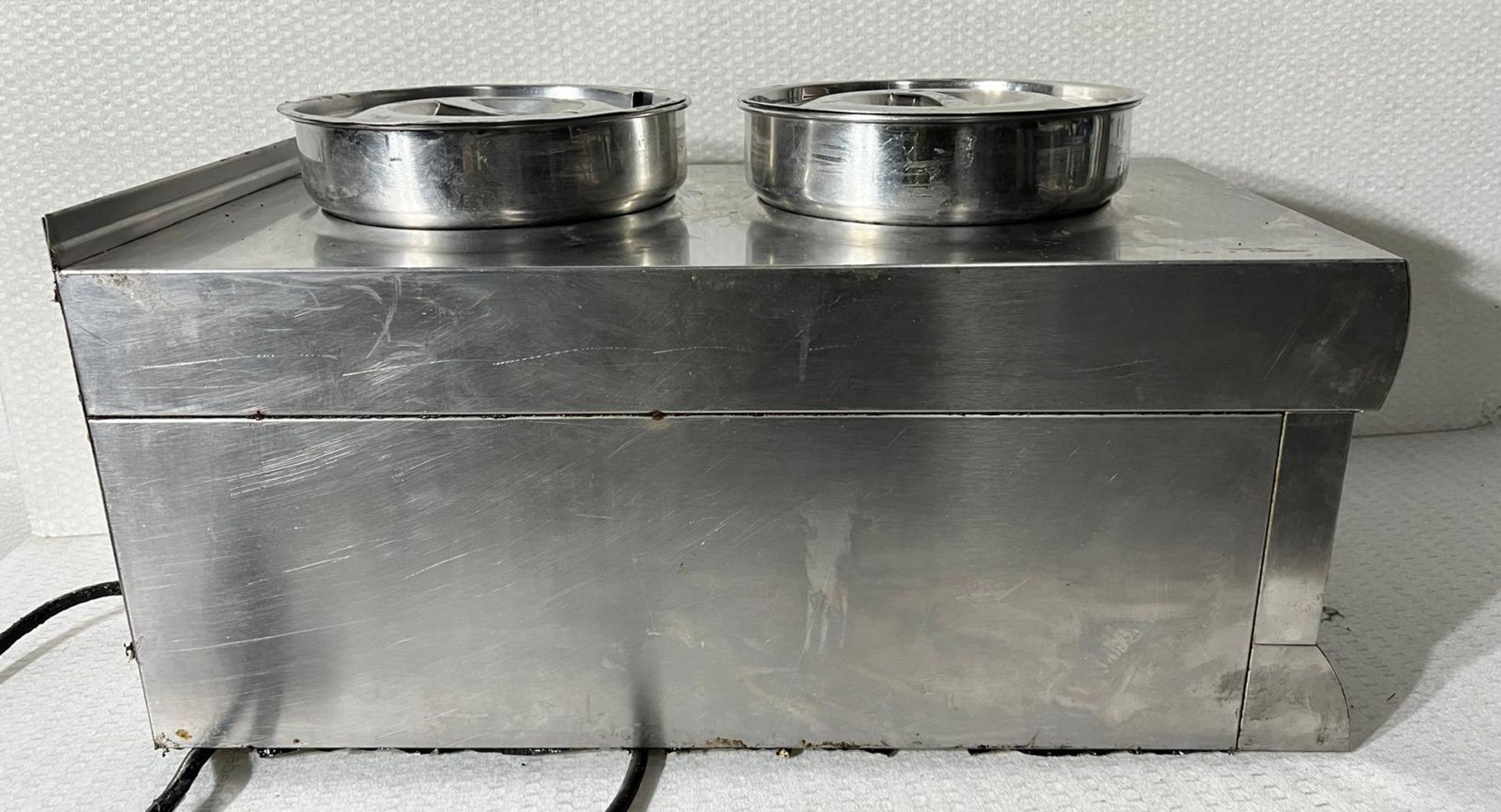 1 x Lincat BS3 Twin Pot Baine Marie - Full Stainless Steel Constuctions - Includes Pots and Lids - Image 2 of 6