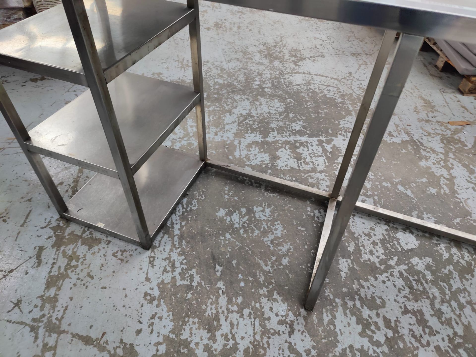 1 x Stainless Steel Backbar Bottle Cooler Housing with Glass Shelf - Dimensions: H121 with a Hight - Image 3 of 9