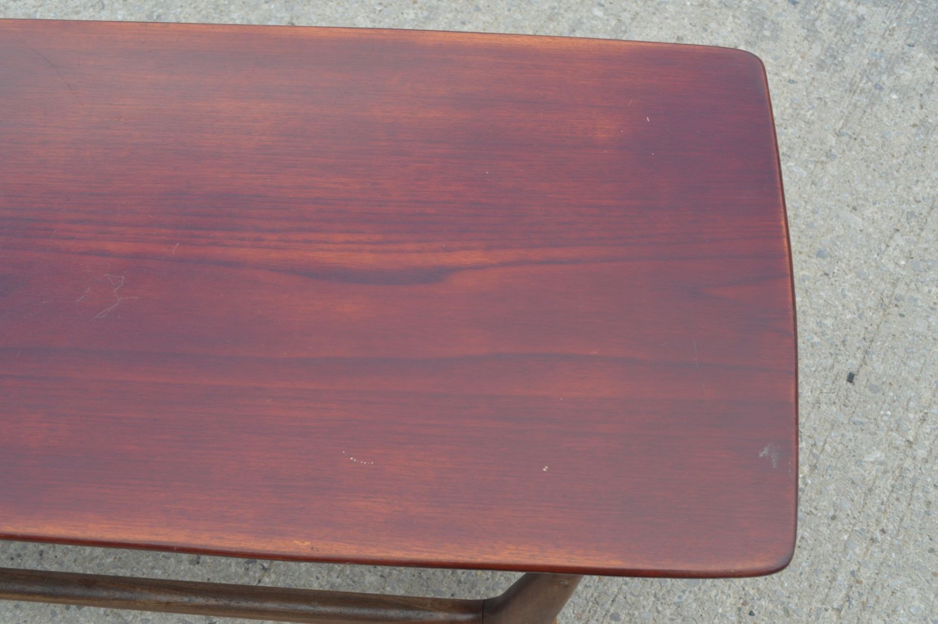 1 x Mid Century Webe Meublen Danish Teak and Mahogany Coffee Table - Dimensions: H44 x W150 x D50 cm - Image 2 of 10
