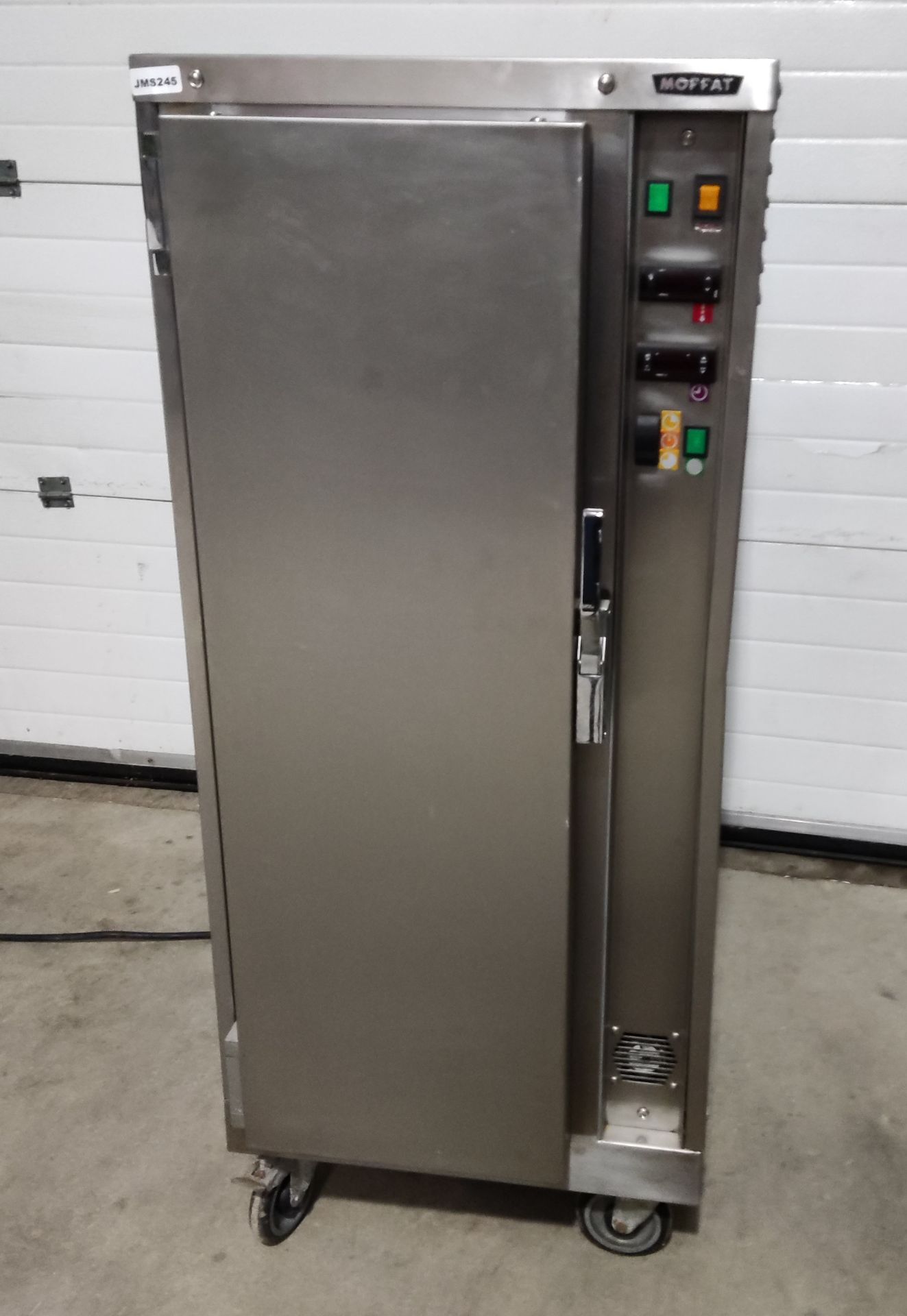 1 x MOFFAT 3 Phase Pie Warmer Cabinet / Hot Cupboard - H142 x W60 x D70 cms - Image 3 of 16