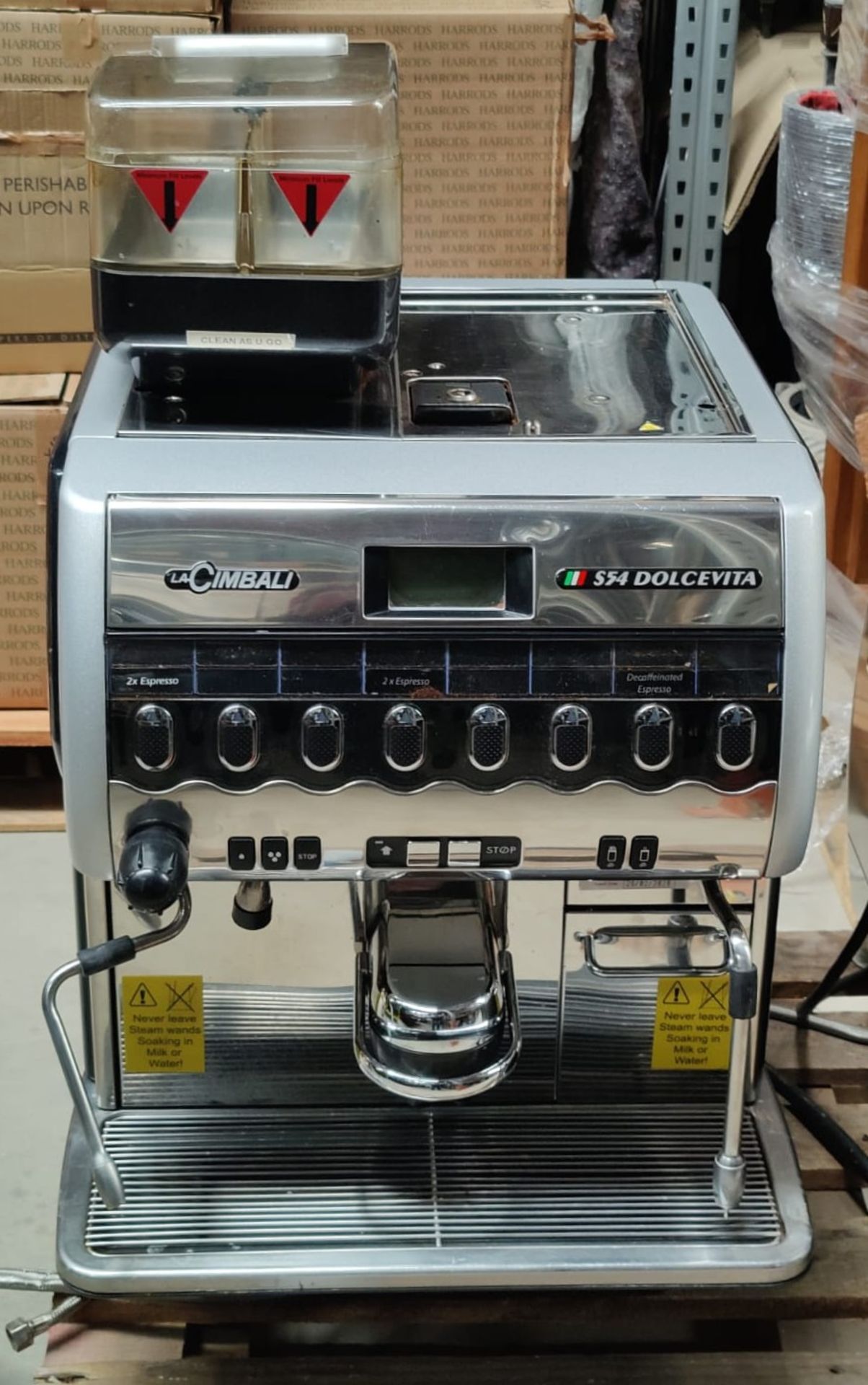 1 x LaCimbali S54 Dolcevita S/100 Commercial Bean to Cup Espresso Coffee Machine - Image 10 of 18