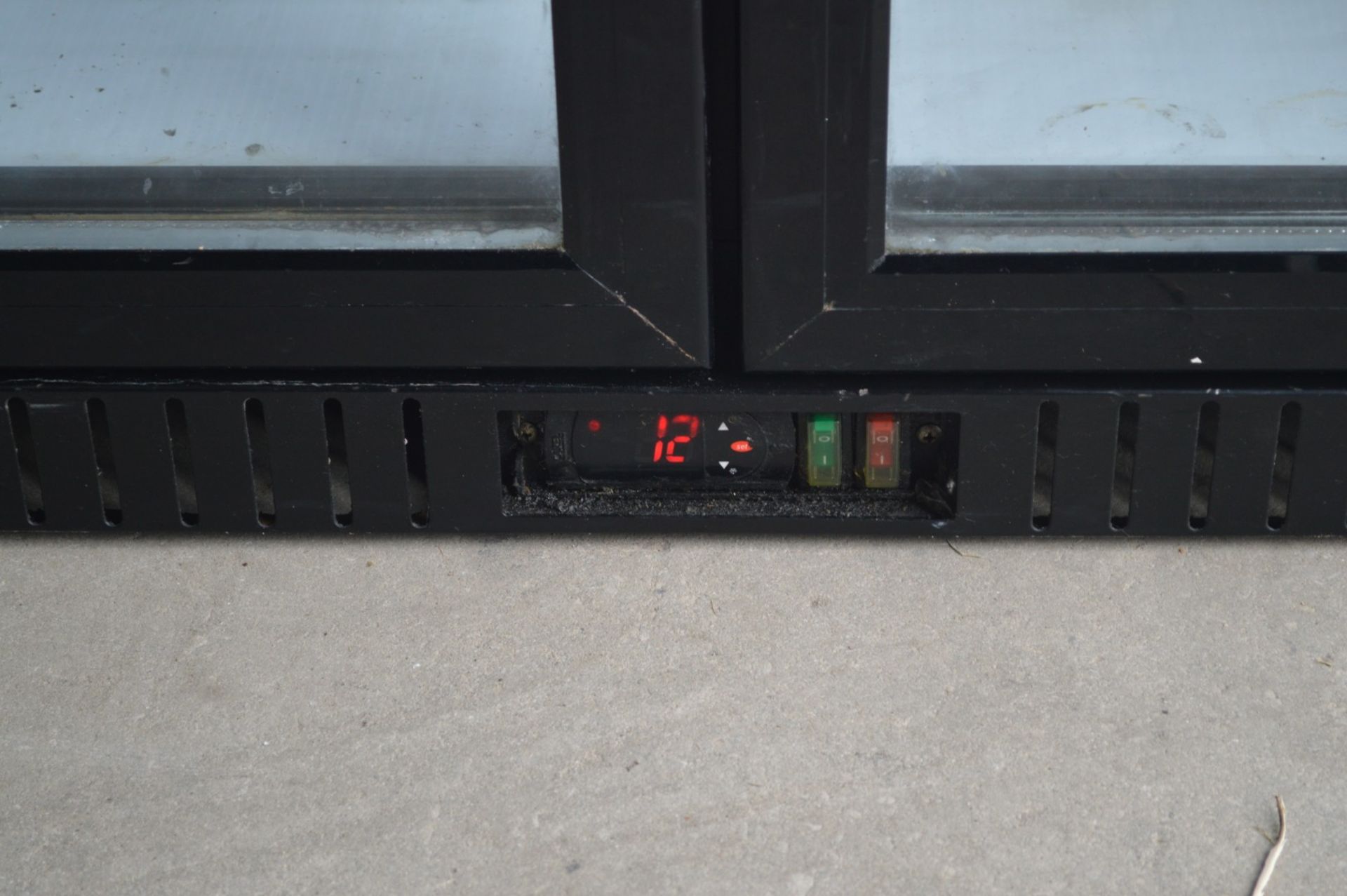 1 x Kitchen LG0208H Backbar Two Door Bottle Cooler in Black - Image 8 of 12