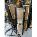 4 x Tansun Sorrento Double  Infrared Heaters - Suitable for Indoor or Outdoor Use - 1.5kW 230v IP25