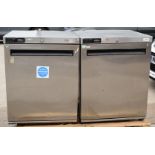 2 x Williams Undercounter Fridge and Freezer Appliances - Includes 1 x Fridge and 1 x Freezer