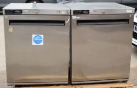 2 x Williams Undercounter Fridge and Freezer Appliances - Includes 1 x Fridge and 1 x Freezer