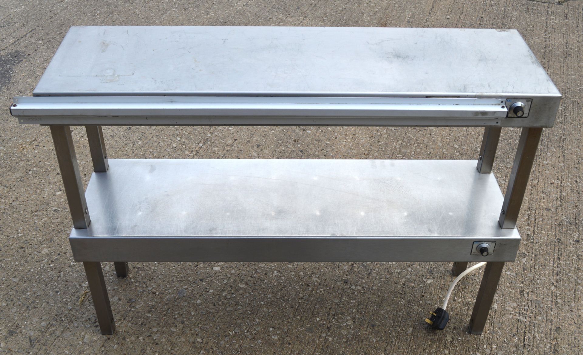 1 x Stainless Steel Passthrough Heated Shelf Unit - 240v - Suitable for Mounting on Countertops - Image 2 of 5