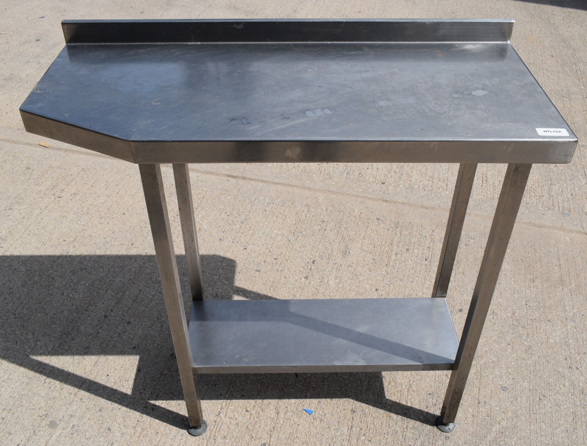 1 x Stainless Steel Prep Table - Dimensions: H91 x W96 x D40 cms