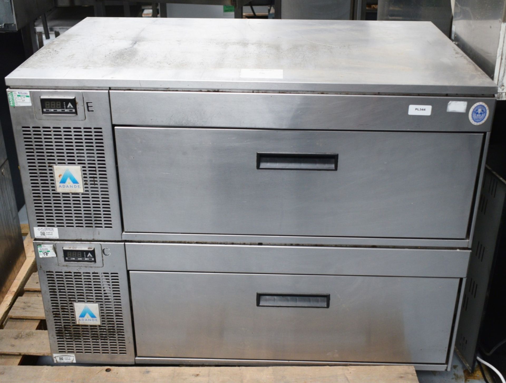 1 x Adande VCS Double Drawer Countertop Fridge Freezer - Dimensions: H x W x D cms - 240v - Image 4 of 8