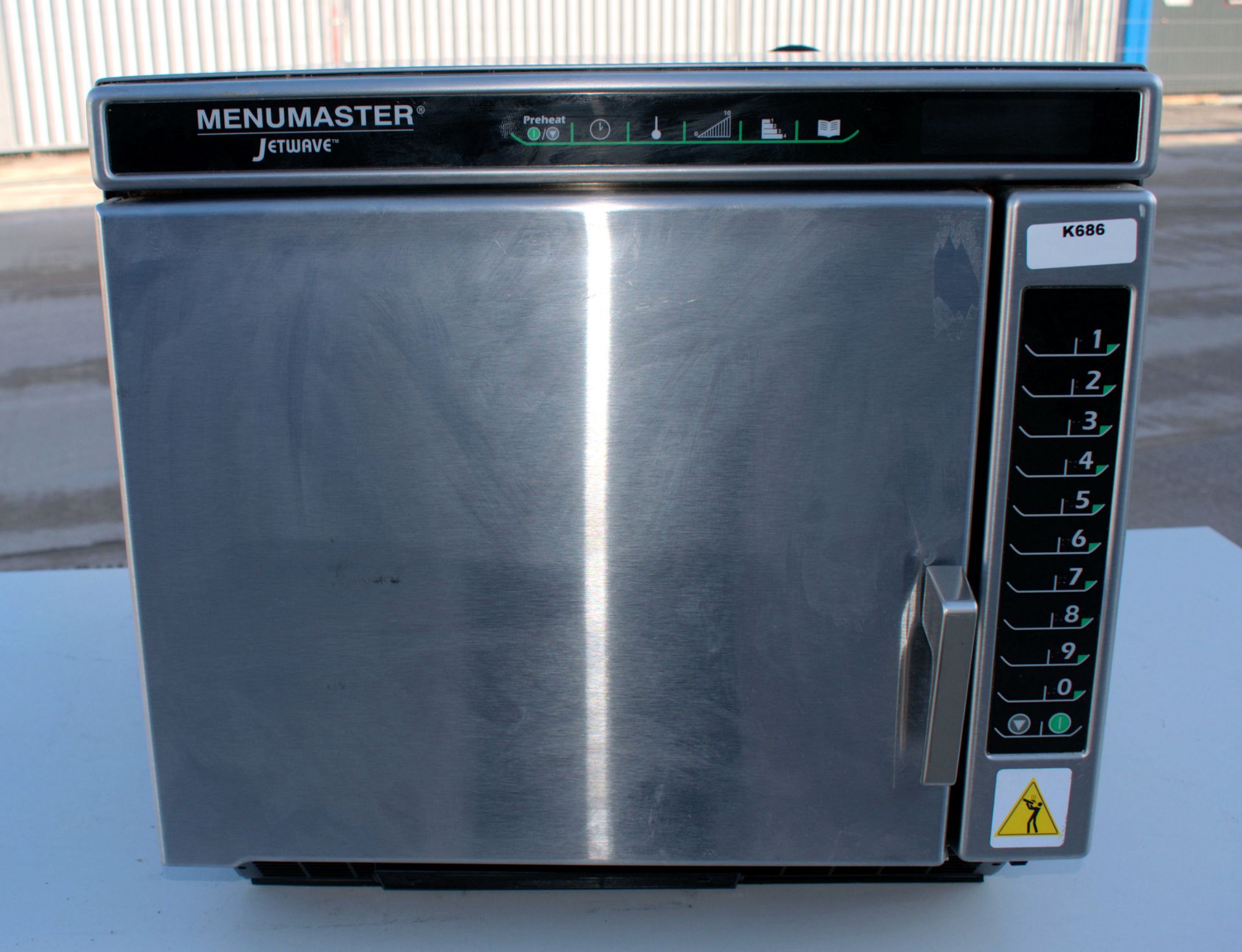 1 x MENUMASTER Jet514U Jetwave High Speed Combination Microwave