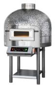1 x Morello Forni Rotary Pizza Oven - Steel Mosaic Dome - Model FRV100 - Cooks 90 x Pizzas Per Hour!