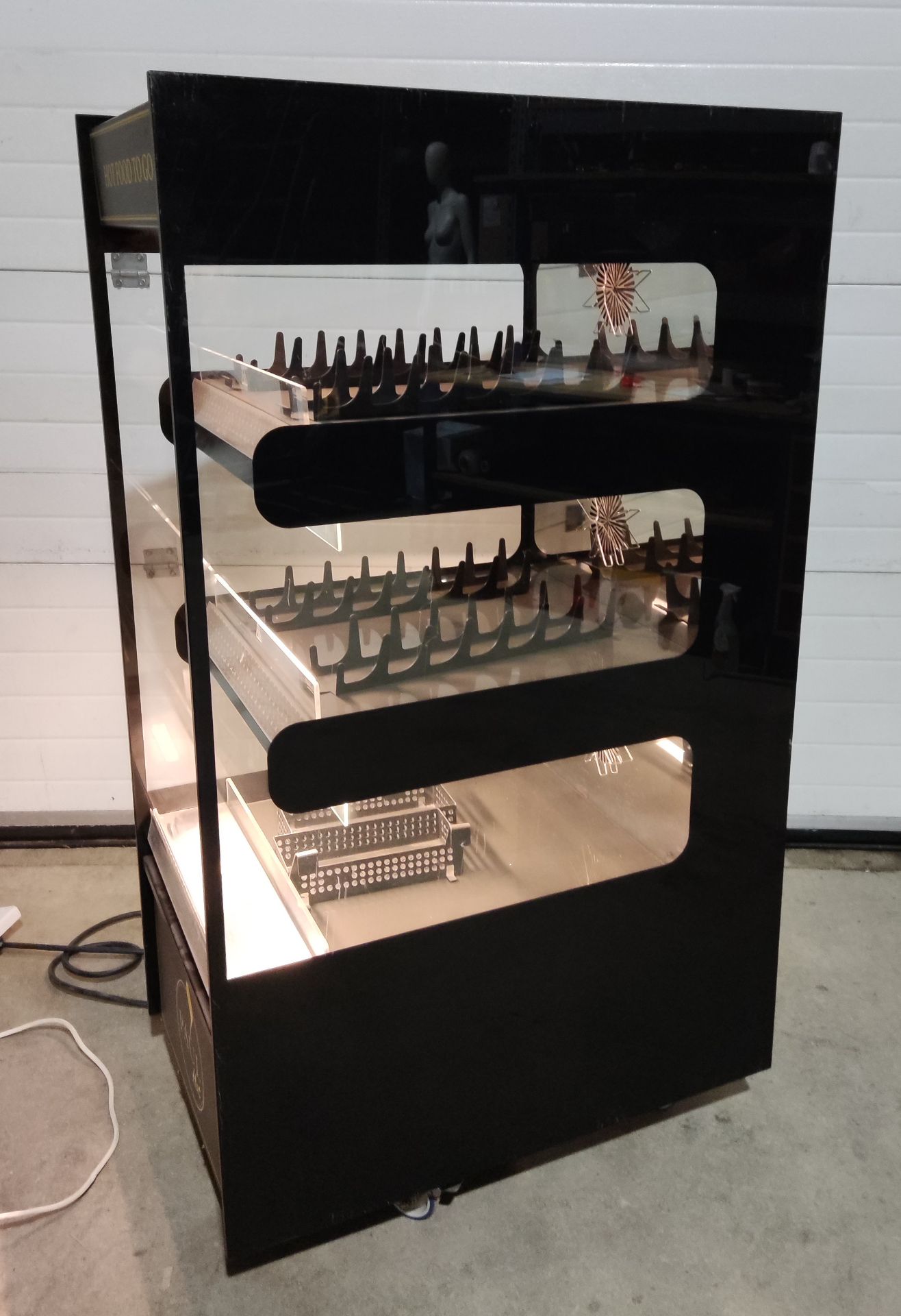 1 x Nuttall Flexserve Zone 600 3 Tier Square Heated Food To Go Cabinet - Image 7 of 16