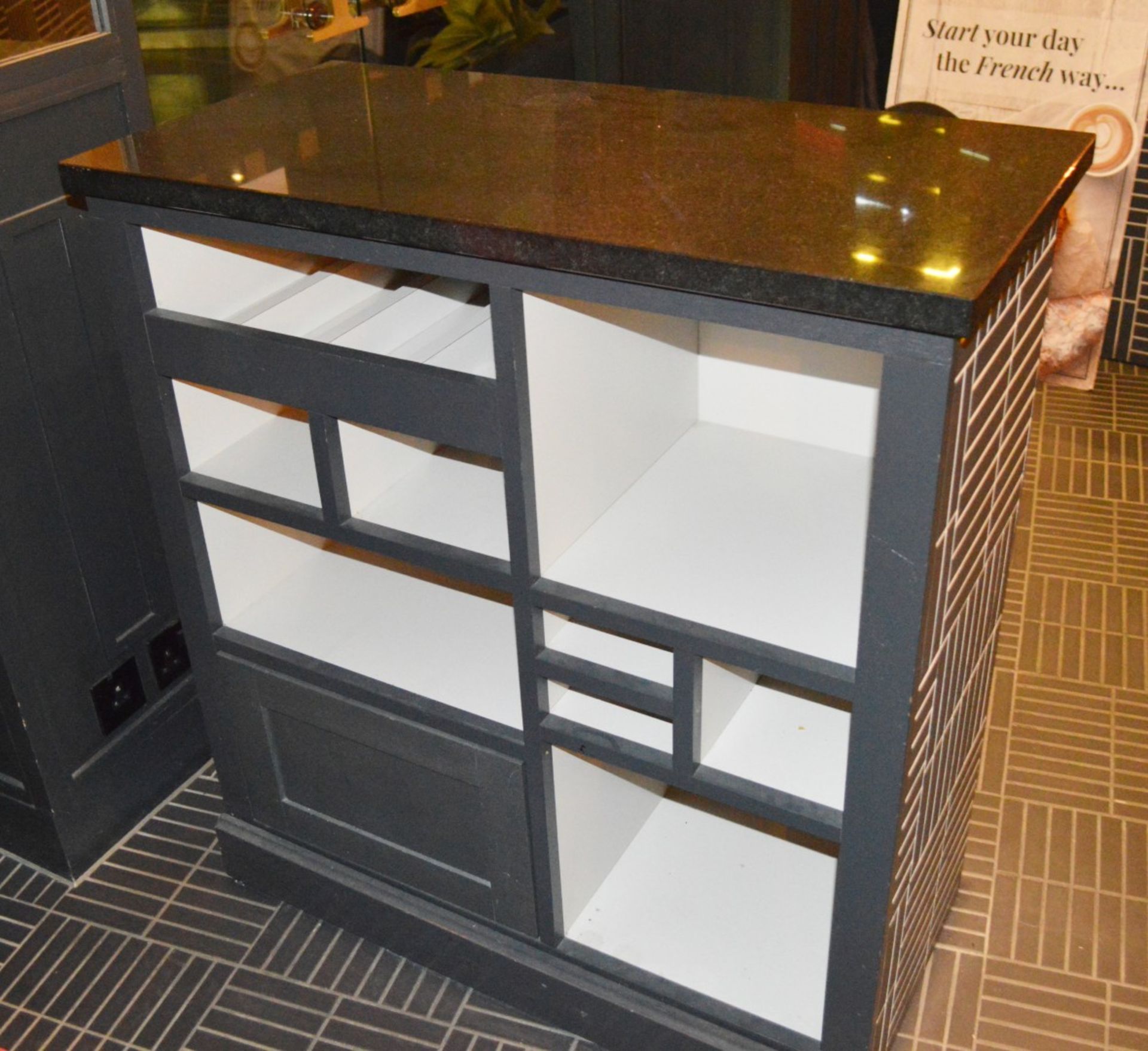 1 x Waiter Station Featuring a Bespoke Tiled Finish and Granite Top - Image 2 of 3