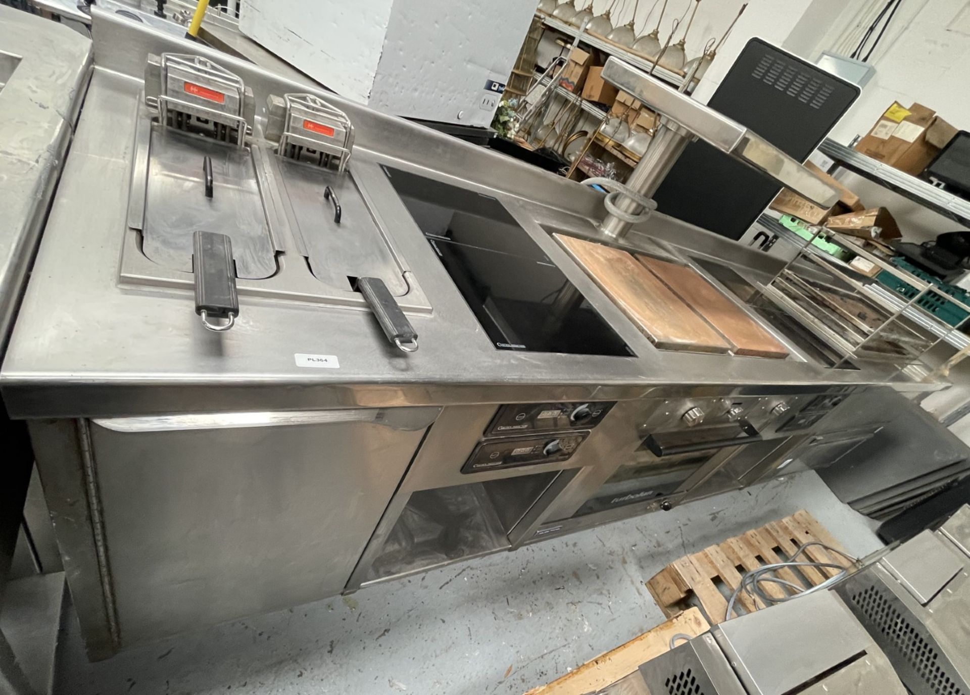 1 x Control Induction 3.6m Cookline Wall Suite for Commercial Kitchens - Features a FriFri Twin Tank - Image 25 of 55