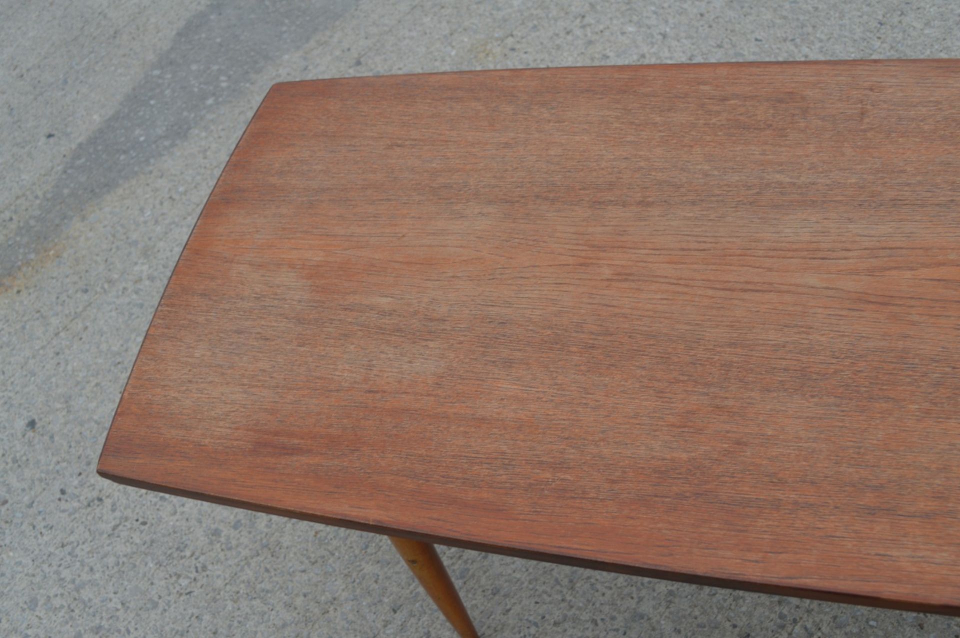 1 x Mid Century Scandinavian Teak Coffee Table Designed by Albert Larson - H50 x W136 x D54 cms - Image 2 of 16