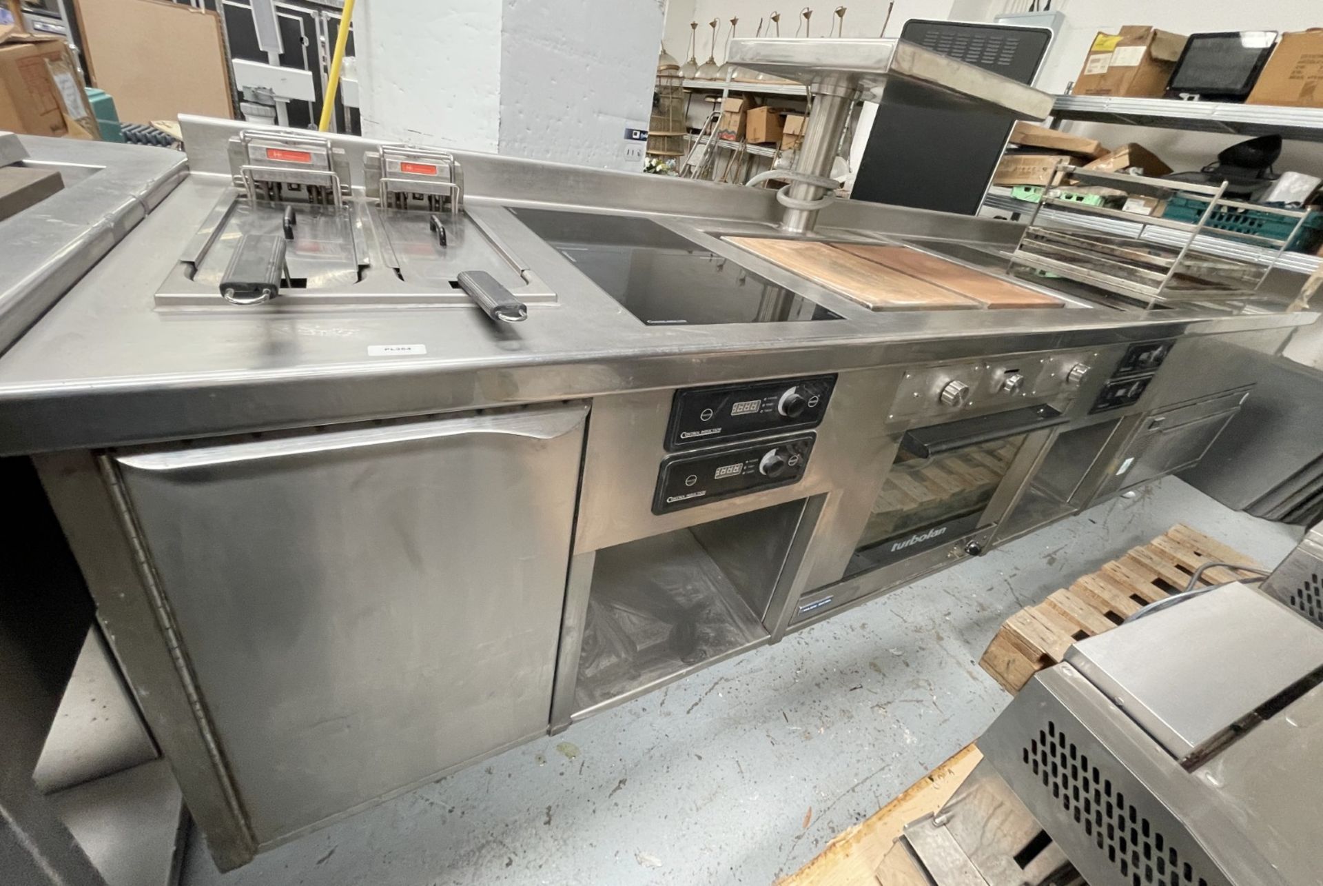 1 x Control Induction 3.6m Cookline Wall Suite for Commercial Kitchens - Features a FriFri Twin Tank - Image 23 of 55