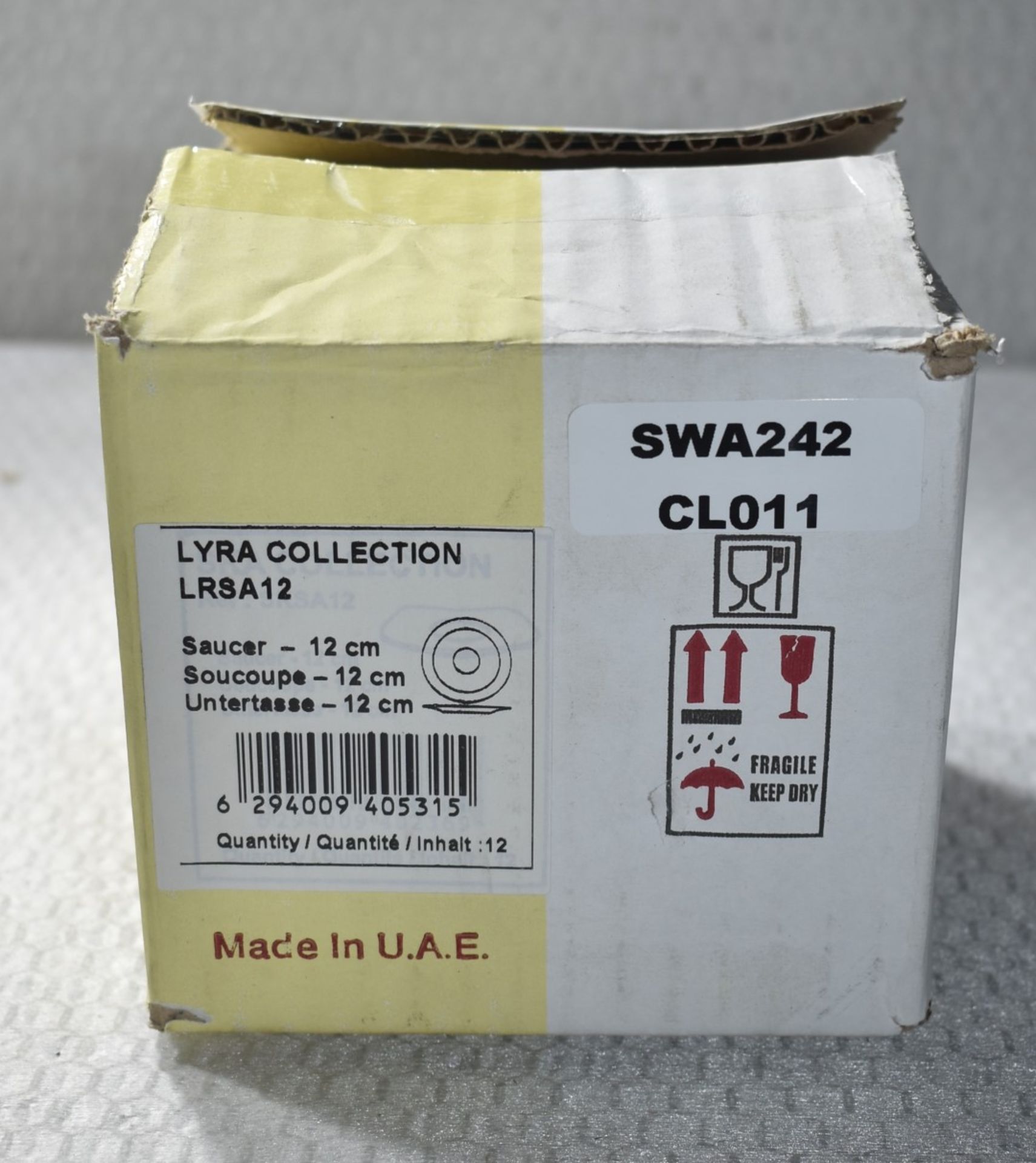 12 x RAK Lyra Collection Tea Saucers - 12cms Diameter - New Boxed Stock - Image 3 of 3