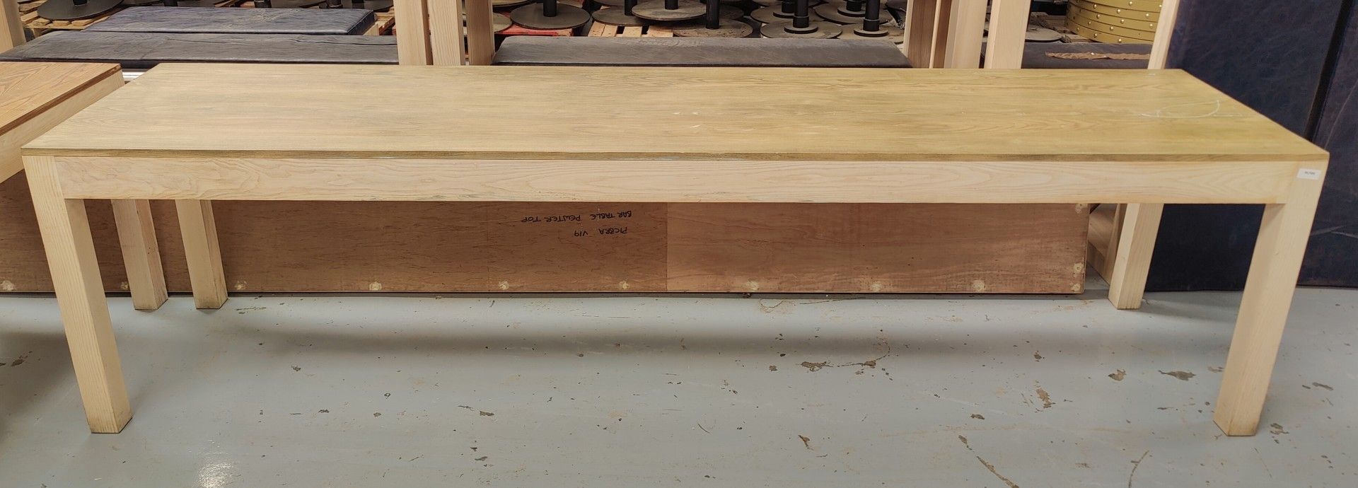 1 x Large 2.9m Banqueting Restaurant Dining Table - Dimensions: H75 x W290 x D70 cms - Image 4 of 6