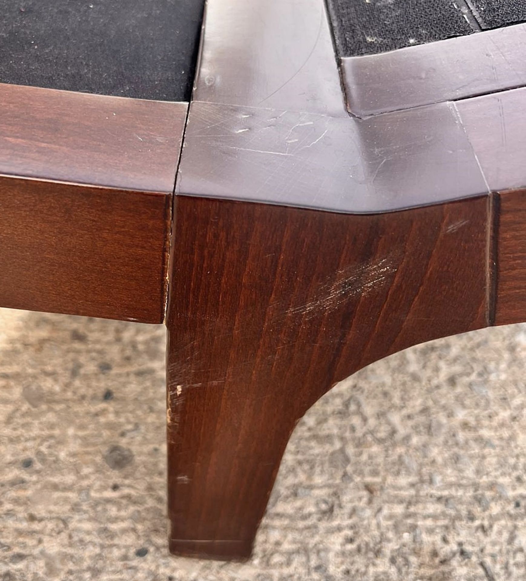 1 x Vintage-inspired Danish-style Low Profile 2.7-Metre Long Commercial Wooden Lounge Sofa - Image 19 of 21