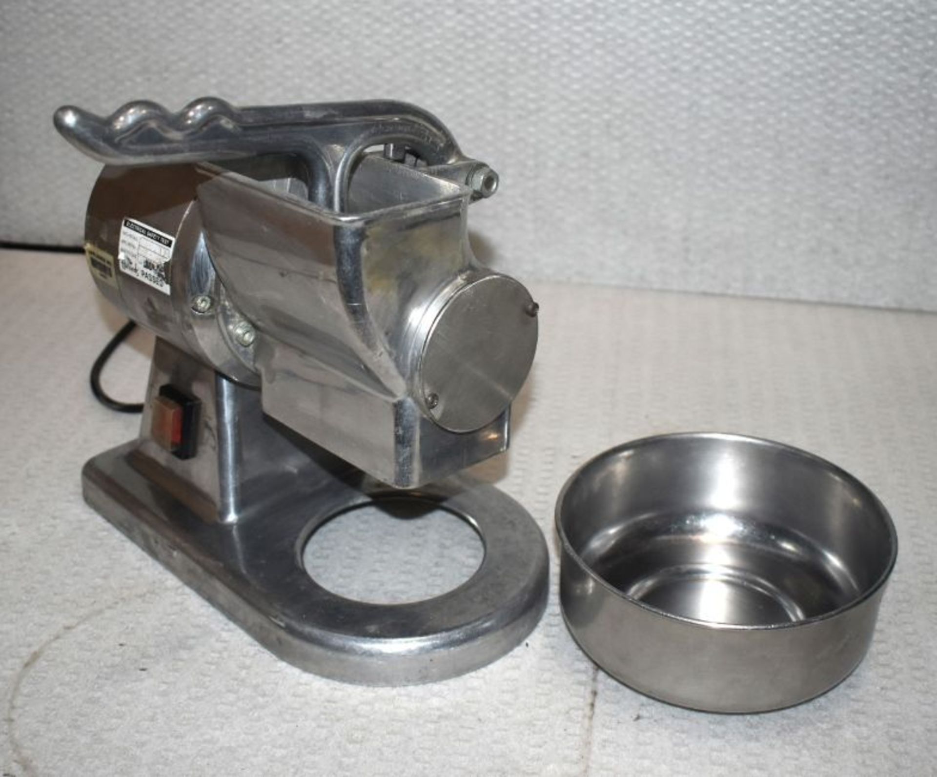 1 x Professional Stainless Steel Electric Cheese Grater - 240v - RRP £500