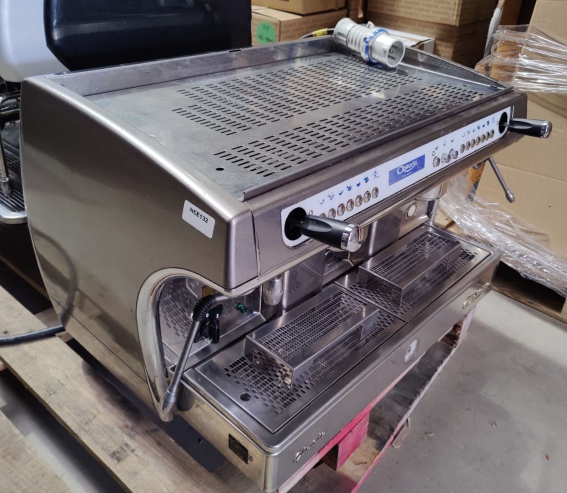 1 x Astoria Gloria SAE 2 Group Commercial Espresso Coffee Machine - Stainless Steel Finish - Image 4 of 17