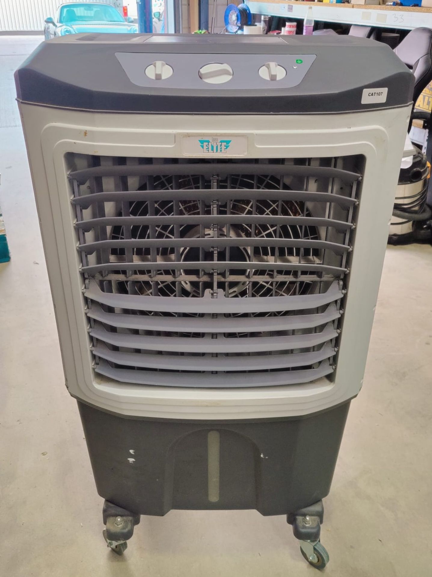 1 x Elite BCE60L Evaporative Bio Cooler - 230v - 70 Litre Water Tank - Dimensions: H124 x W67