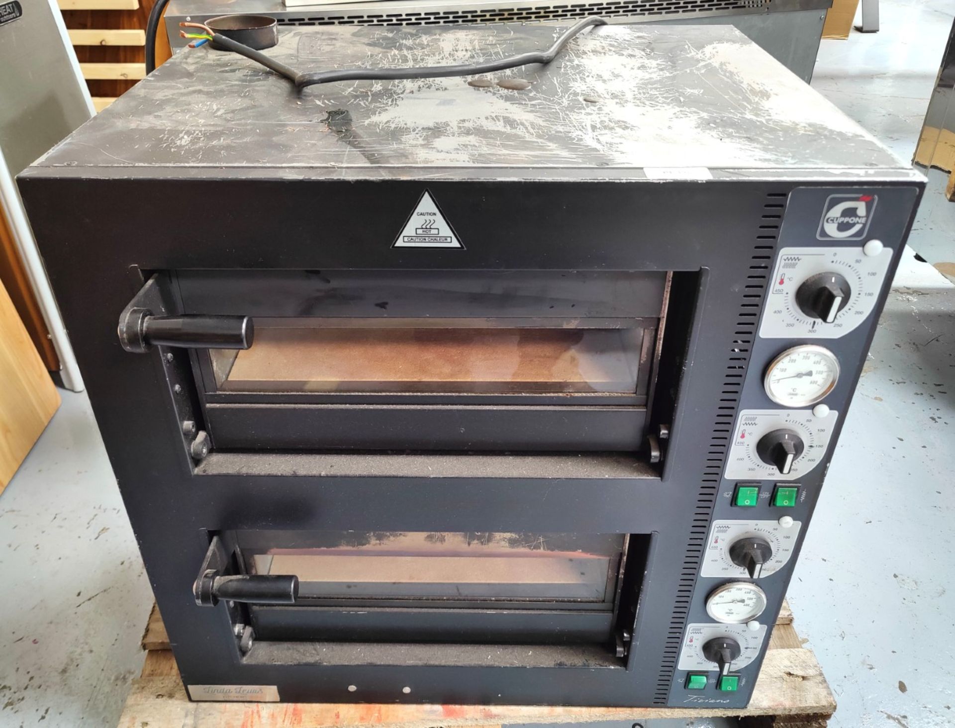 1 x Cuppone Tioziano Compact Twin Deck Countertop Pizza Oven  - 8 x Pizza Capacity - 230v 4.2kW - Image 12 of 17