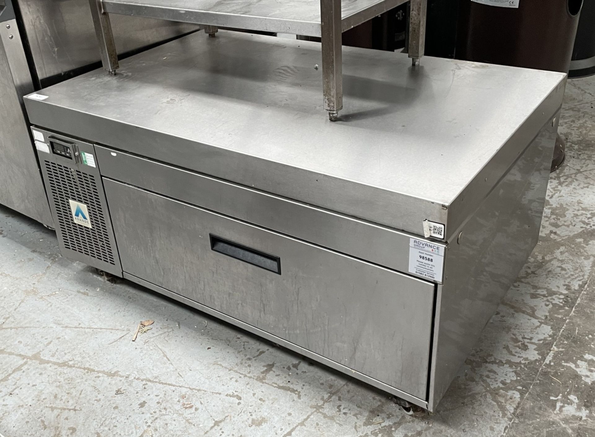 1 x Adande VCS Single Drawer Countertop Fridge Freezer - Dimensions: H x W x D cms - 240v