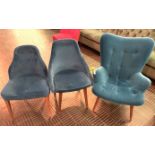 3 x Contemporary Lounge Chairs