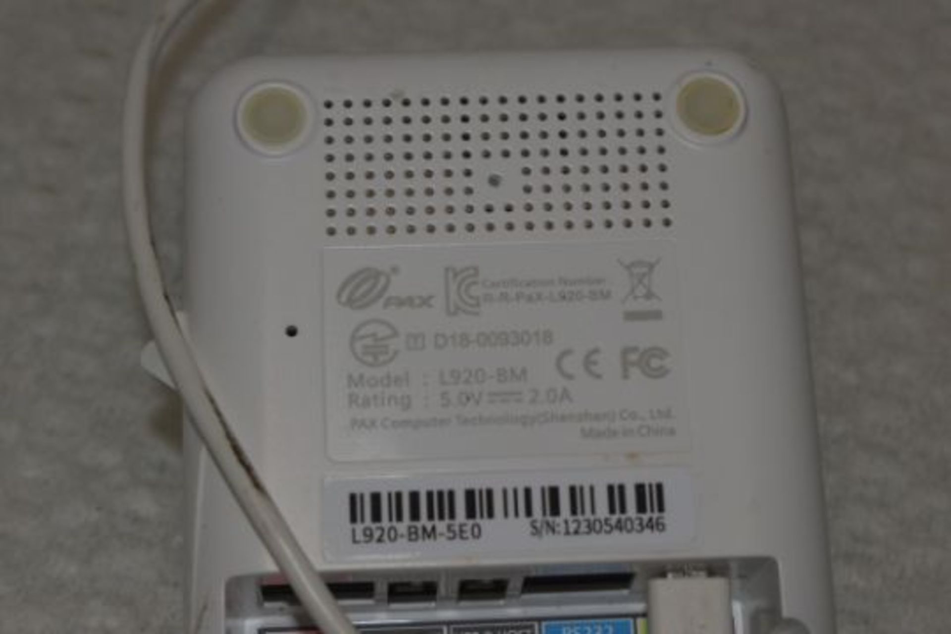 1 x Dojo Pax A920 Touch Screen Payment Card Terminal with Dock - Image 4 of 4