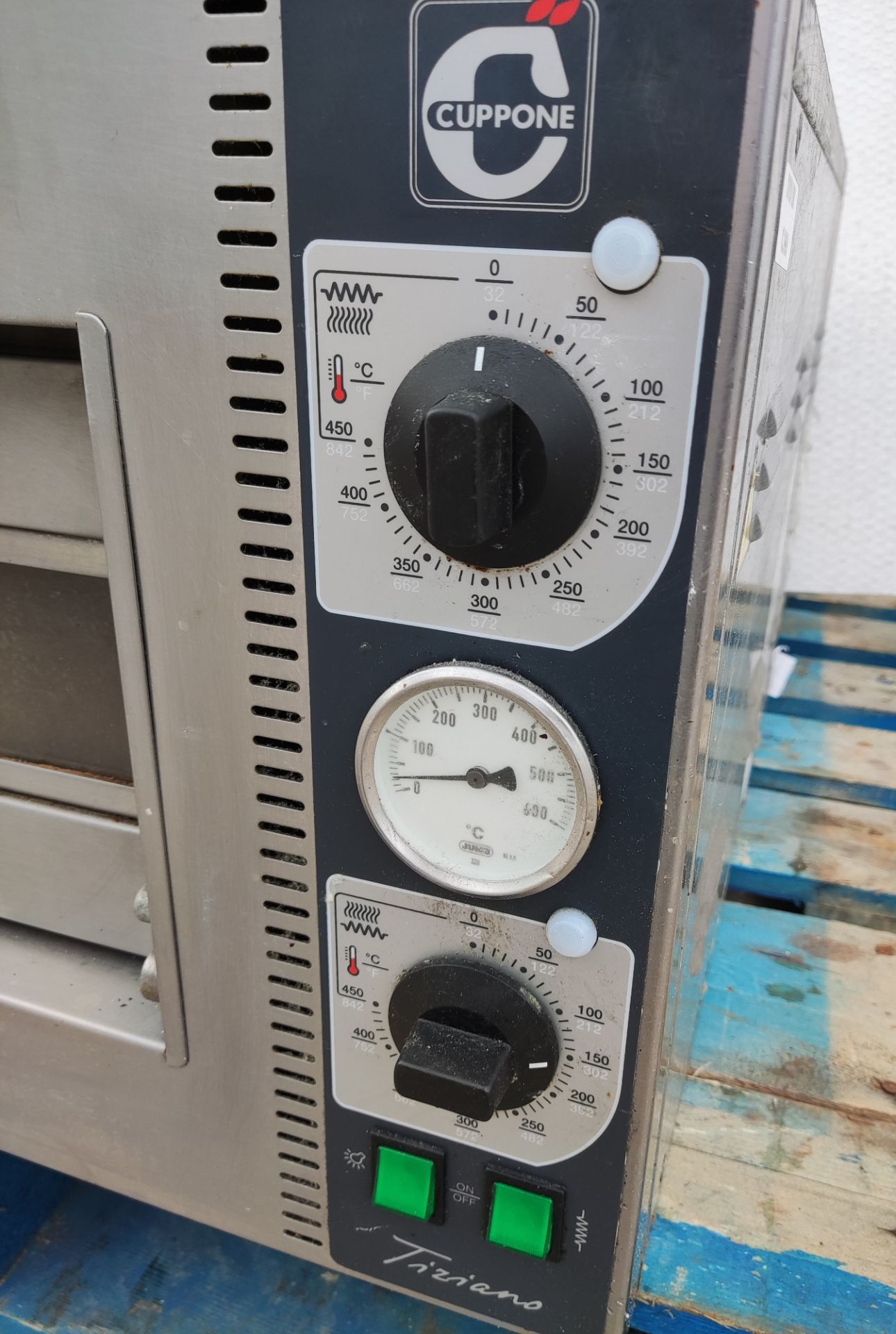 1 x Cuppone TZ420/1M Single Deck Stackable Pizza Oven - RRP £2,015 - Dimensions: H38.5 x W70 x D56cm - Image 4 of 15