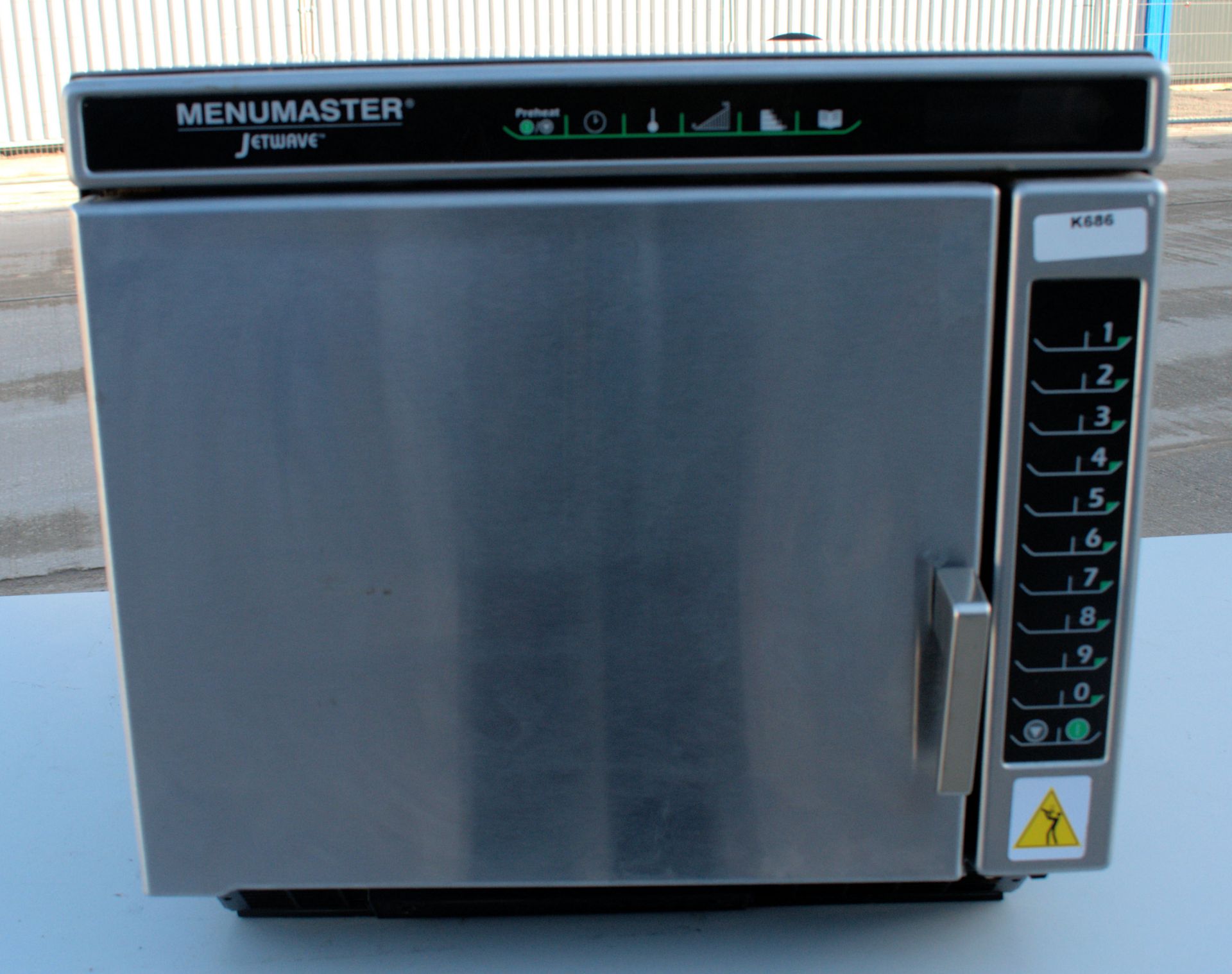 1 x MENUMASTER Jet514U Jetwave High Speed Combination Microwave - Image 9 of 11