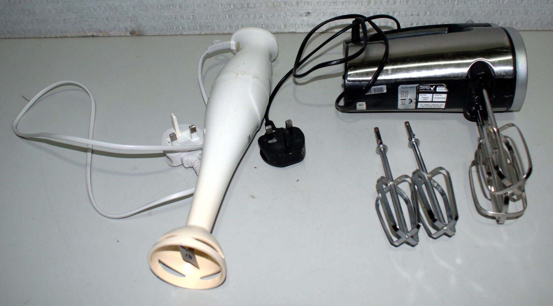 2 x Food Mixers - 1 x Stick Blender and 1 x Electric Whisk