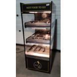 1 x Nuttall Flexserve Zone 600 3 Tier Square Heated Food To Go Cabinet