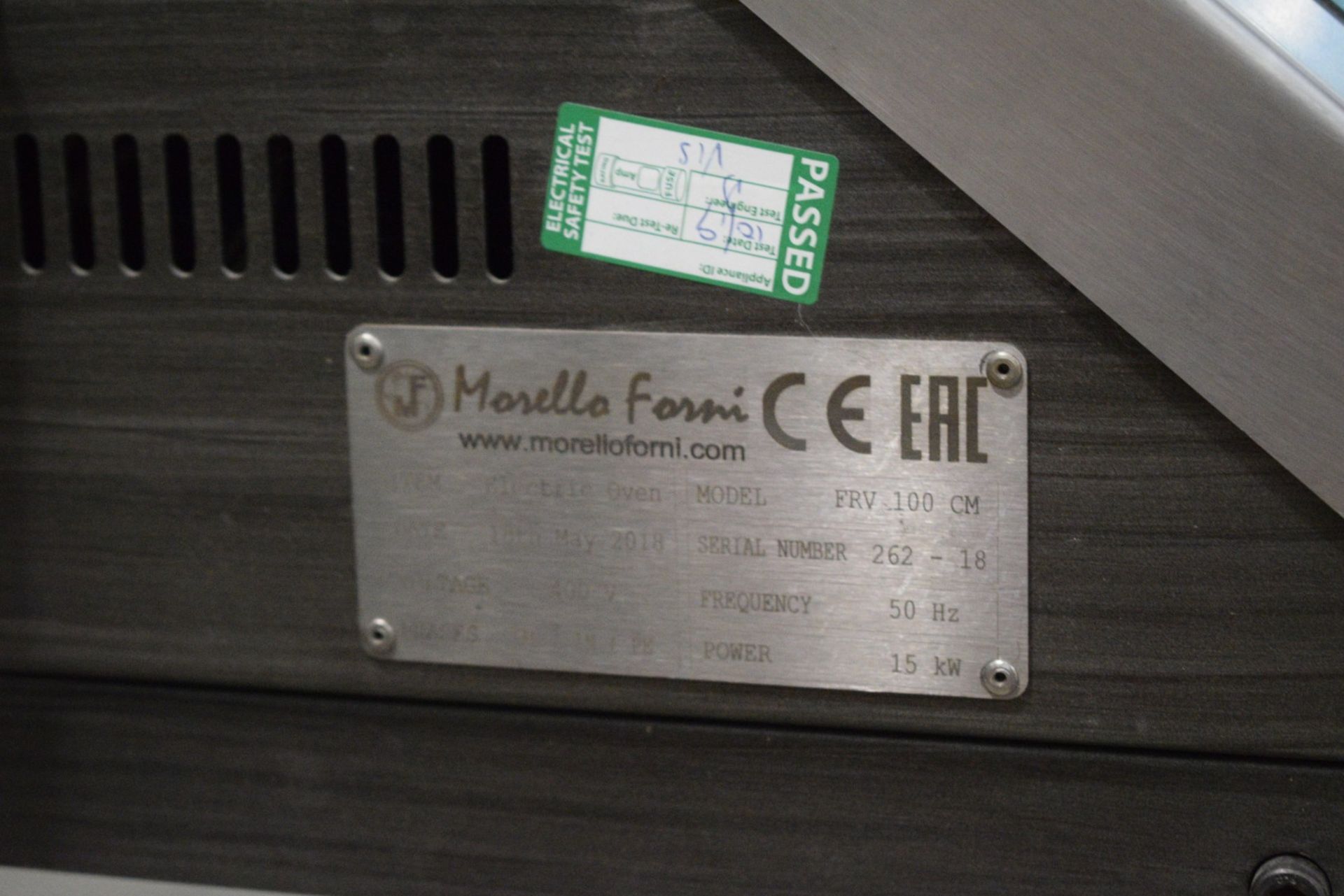 1 x Morello Forni Rotary Pizza Oven - Steel Mosaic Dome - Model FRV100 - Cooks 90 x Pizzas Per Hour! - Image 7 of 18