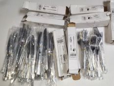 1 x Large Collection of Essential Supplies Cutlery - Includes 210 x Knives, Forks and Spoons - New