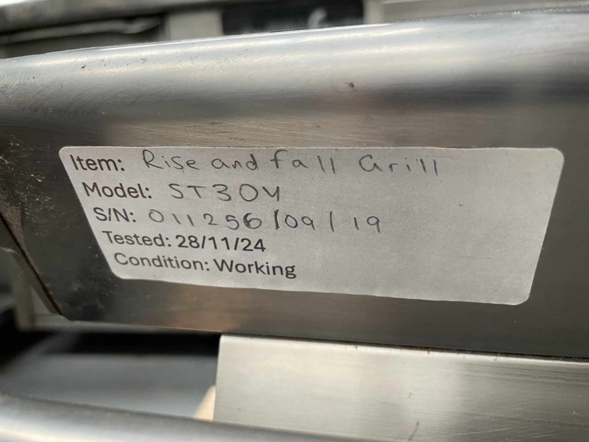 1 x Control Induction ST30Y Hi-Touch Rise and Fall Cooking Grill - 415v - Image 12 of 12