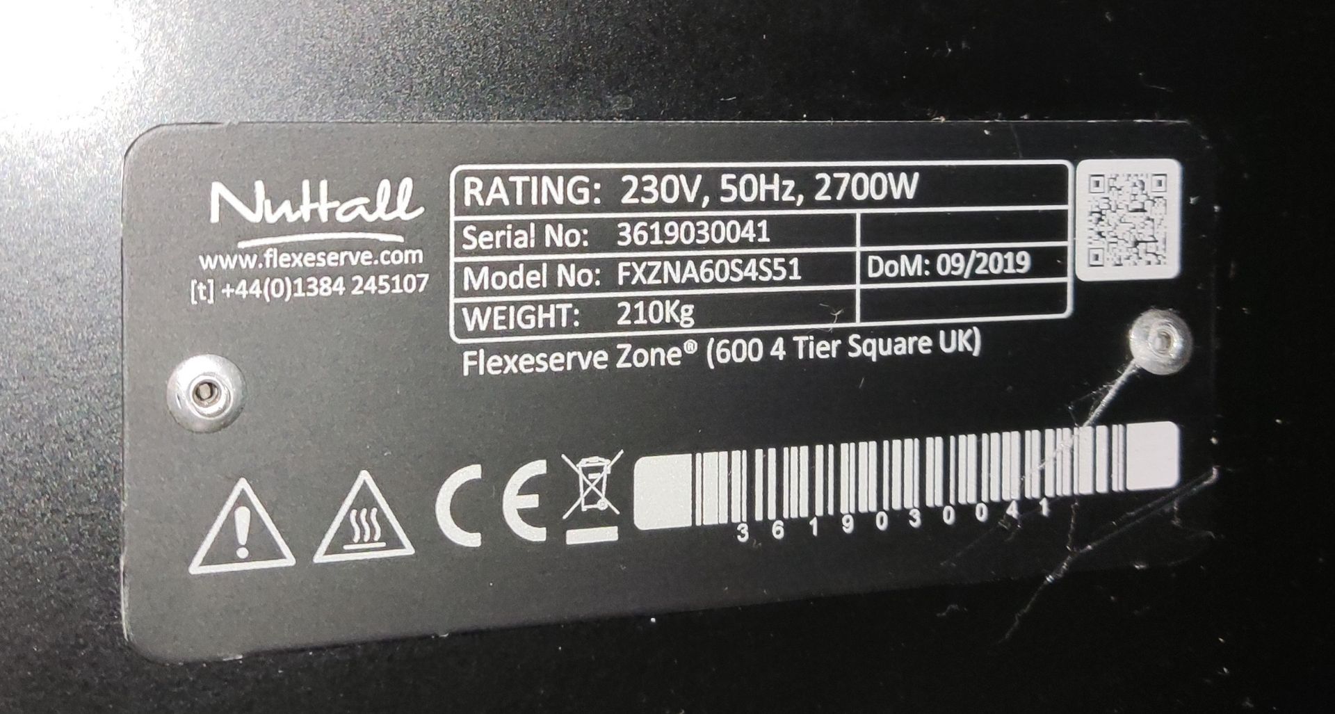 1 x NUTTALL Flexserve Zone 600 4 Tier Square Heated Food To Go CabinetK318 E2A1 - Image 13 of 21