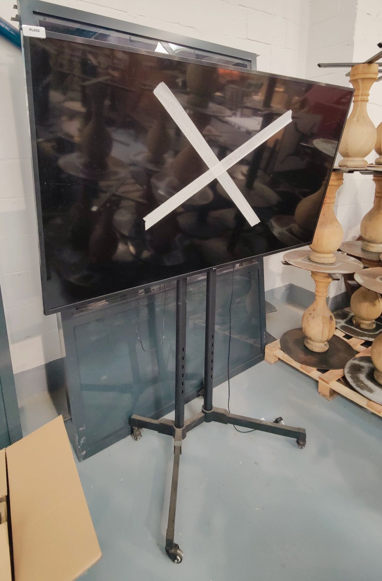 1 x LG 65 Inch 4K Smart Television with Stand, Aria and Fire Stick - Spares or Repairs