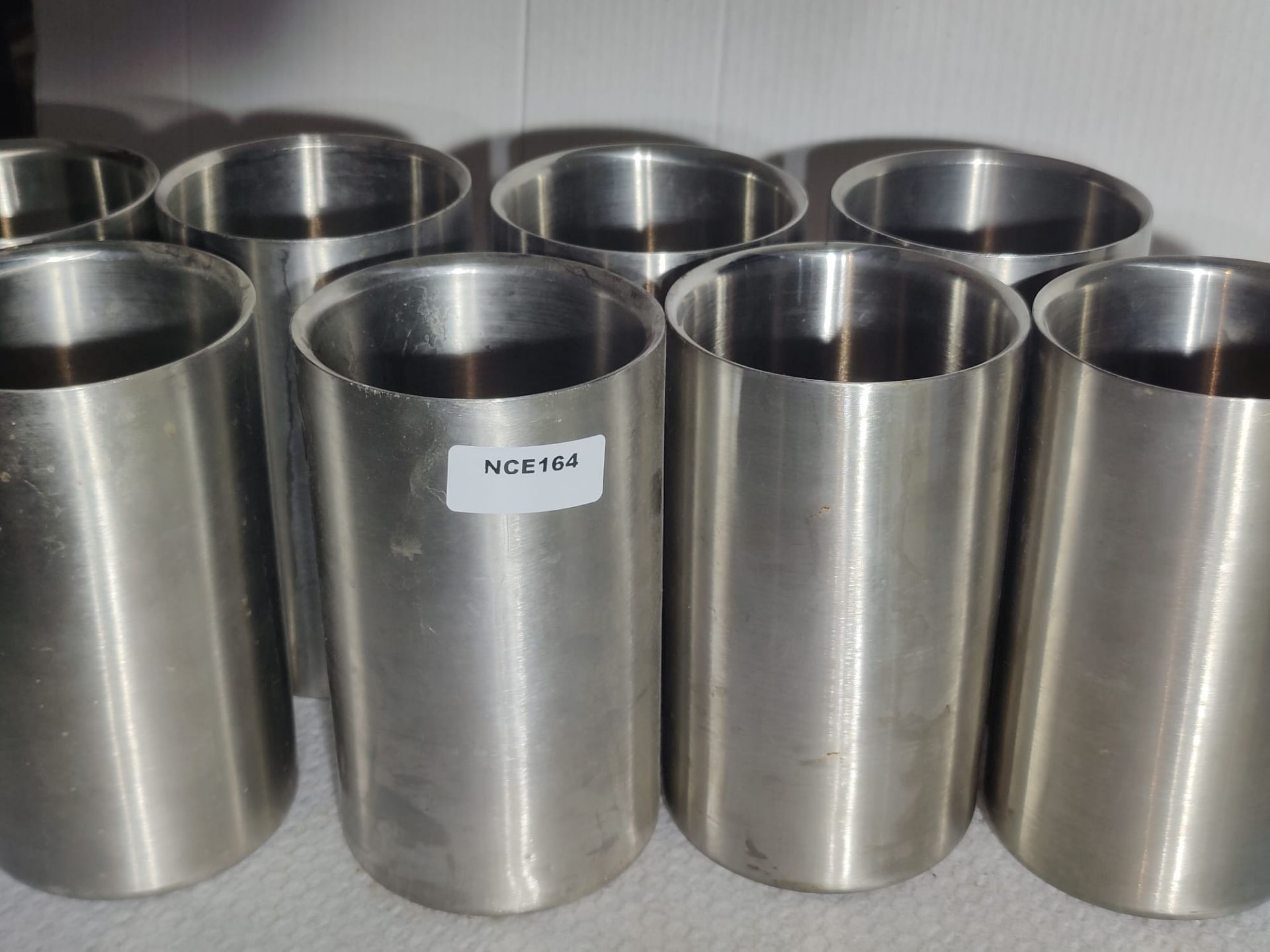 8 x Stainless Steel Cutlery Holders - Dimensions: H20 x W12 cms - Image 4 of 4