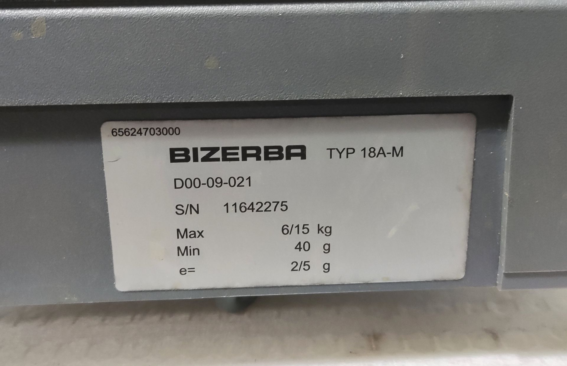1 x BIZERBA Glp-W Maxx Thermal Label Printer With 18A-M Scales - Image 10 of 10