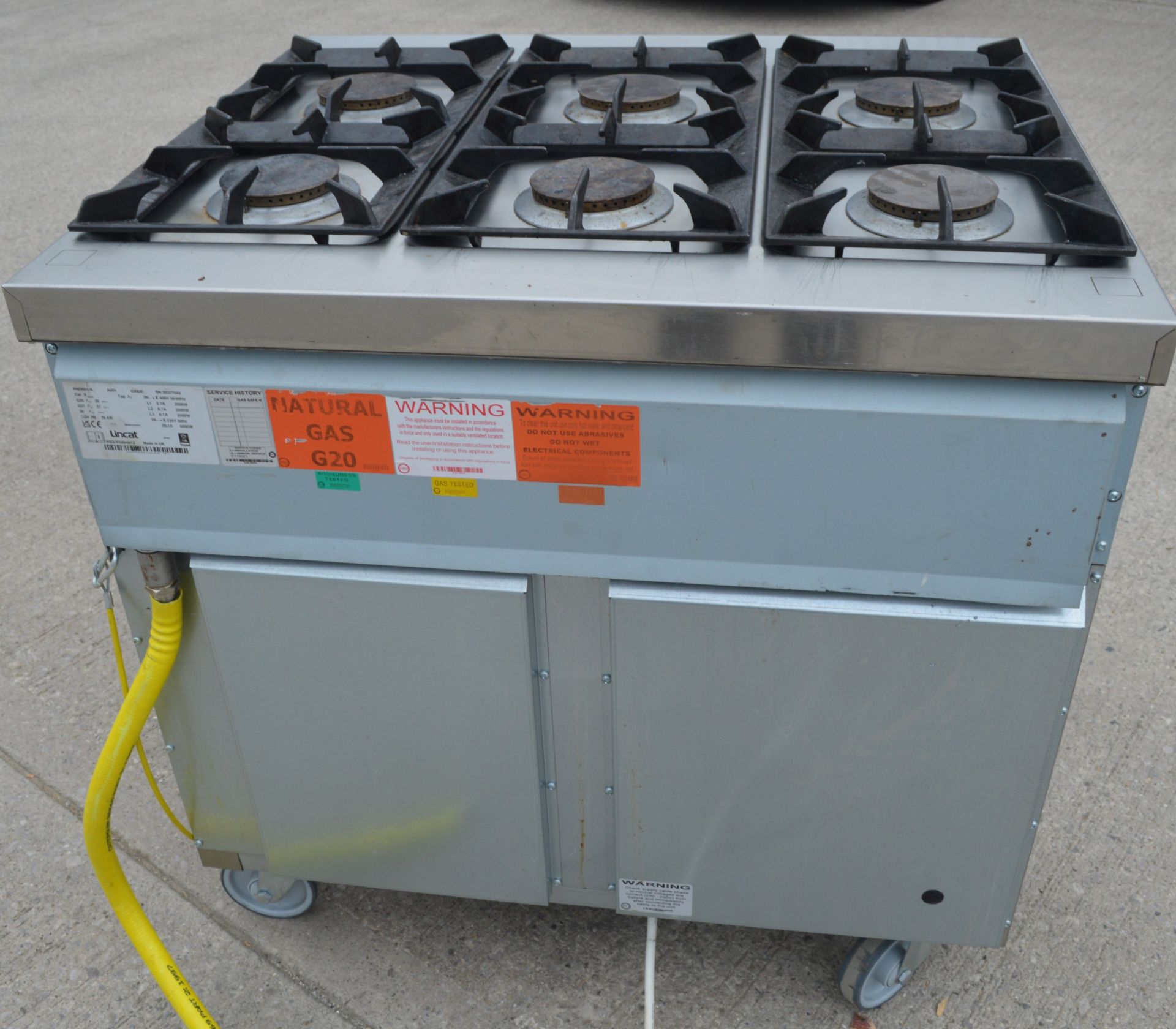 1 x Lincat Phoenix Natural Gas Freestanding Range Oven - 36kW - Model: PHDR01 - Image 9 of 11