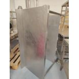 1 x Stainless Steel Prep Table Featuring an Undershelf and Upstand - Dimensions: H91 x W151 x D70