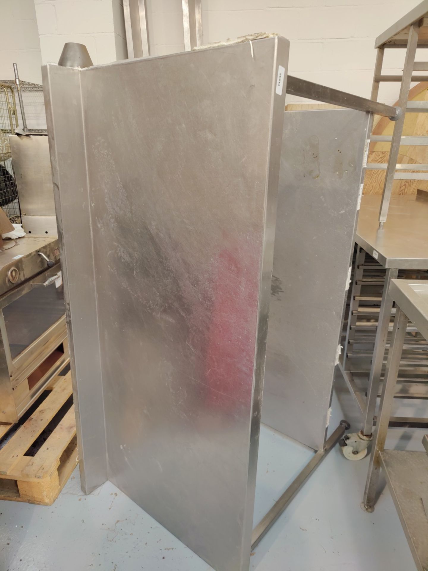 1 x Stainless Steel Prep Table Featuring an Undershelf and Upstand - Dimensions: H91 x W151 x D70