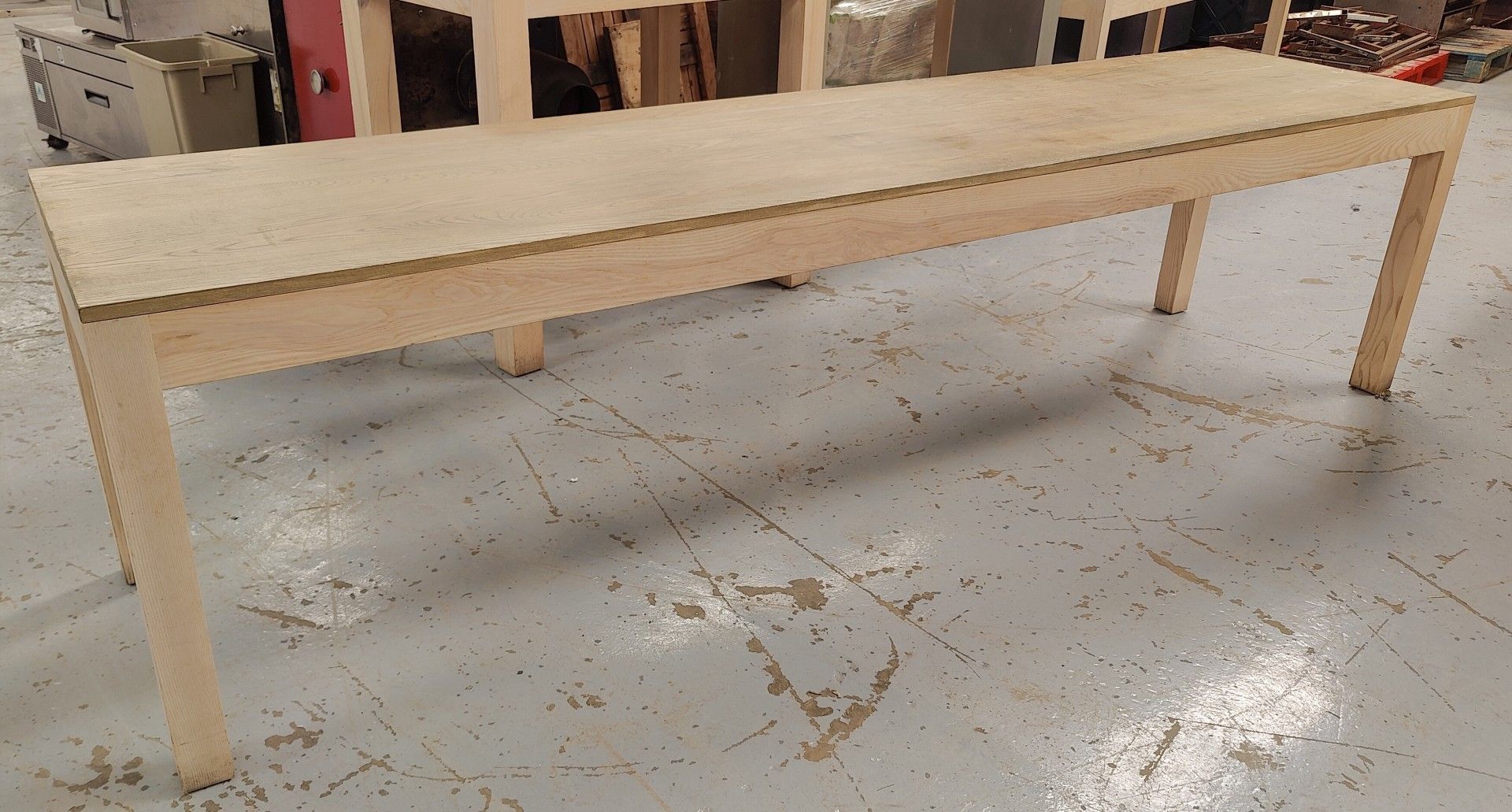 1 x Large 2.9m Banqueting Restaurant Dining Table - Dimensions: H75 x W290 x D70 cms - Image 2 of 9