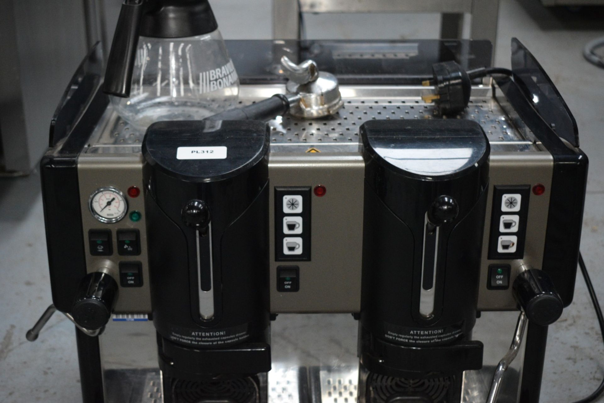 1 x Spinel Jasmine Capsule Commercial Coffee Machine  - 2 Coffee and Steam Coffee Machine - Image 8 of 8